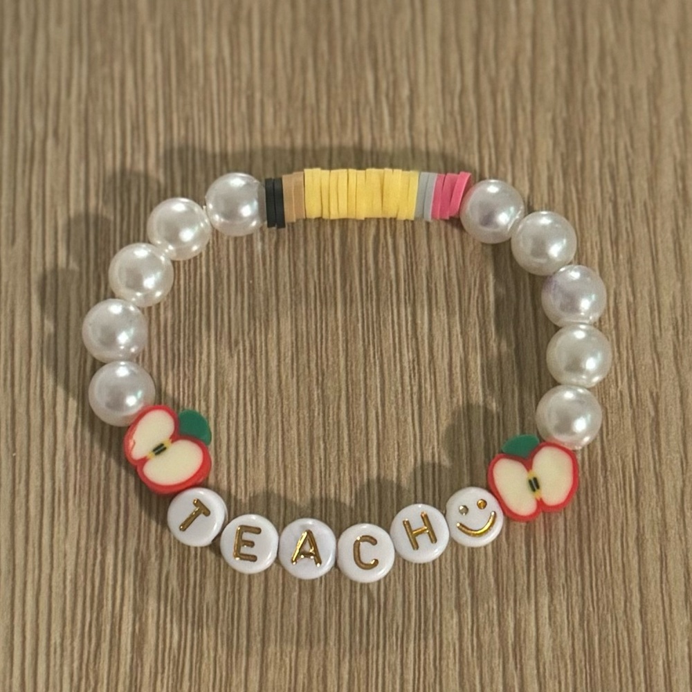 Teacher gift bracelet